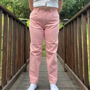 Pink Gloria Vanderbilt Mom Jeans